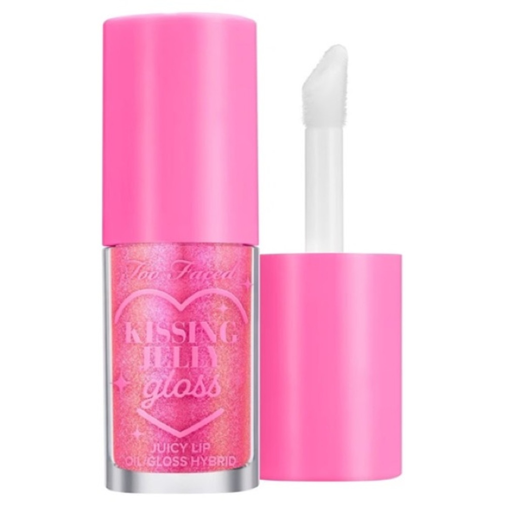 Too Faced Kissing Jelly Lip Oil - Bubble Gum